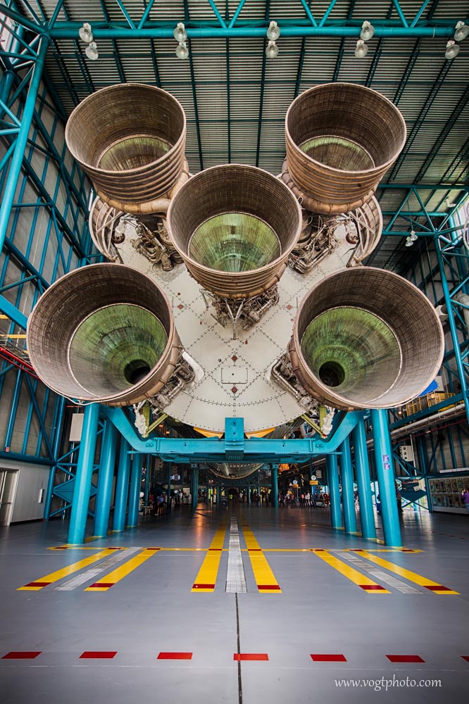 Saturn V Rocket Engine Base