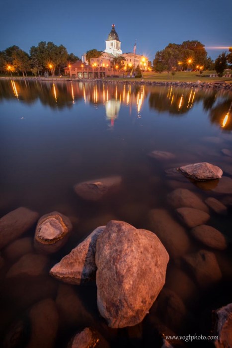 20130901-South Dakota Capitol Reflection-01-w